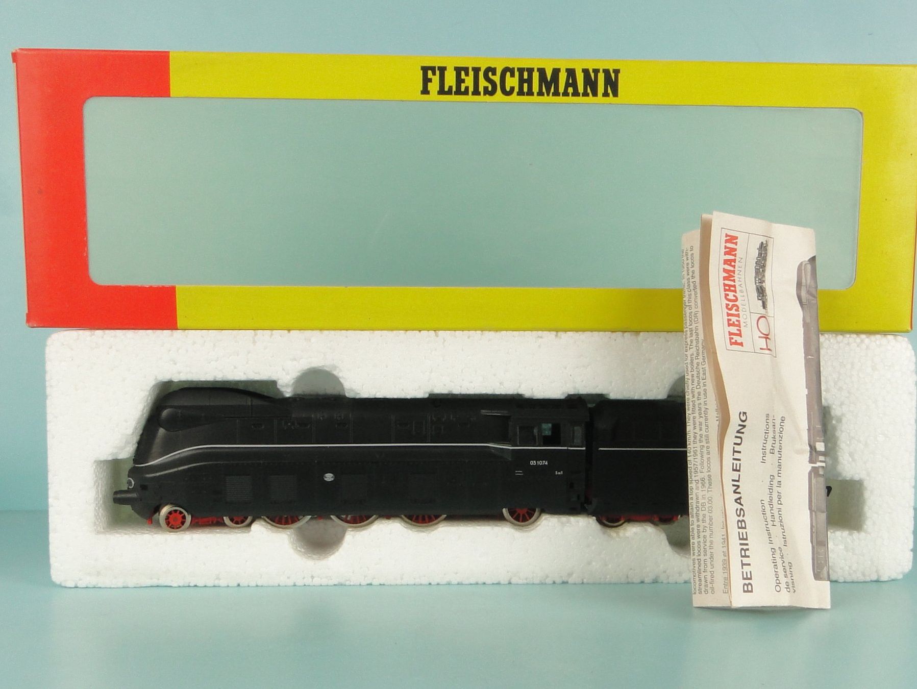 Fleischmann Modellini di ferrovie: Fleischmann H0 4172 Stromliniendampflok BR 03 1074 – Usato da Bülach venduto da cann11 9