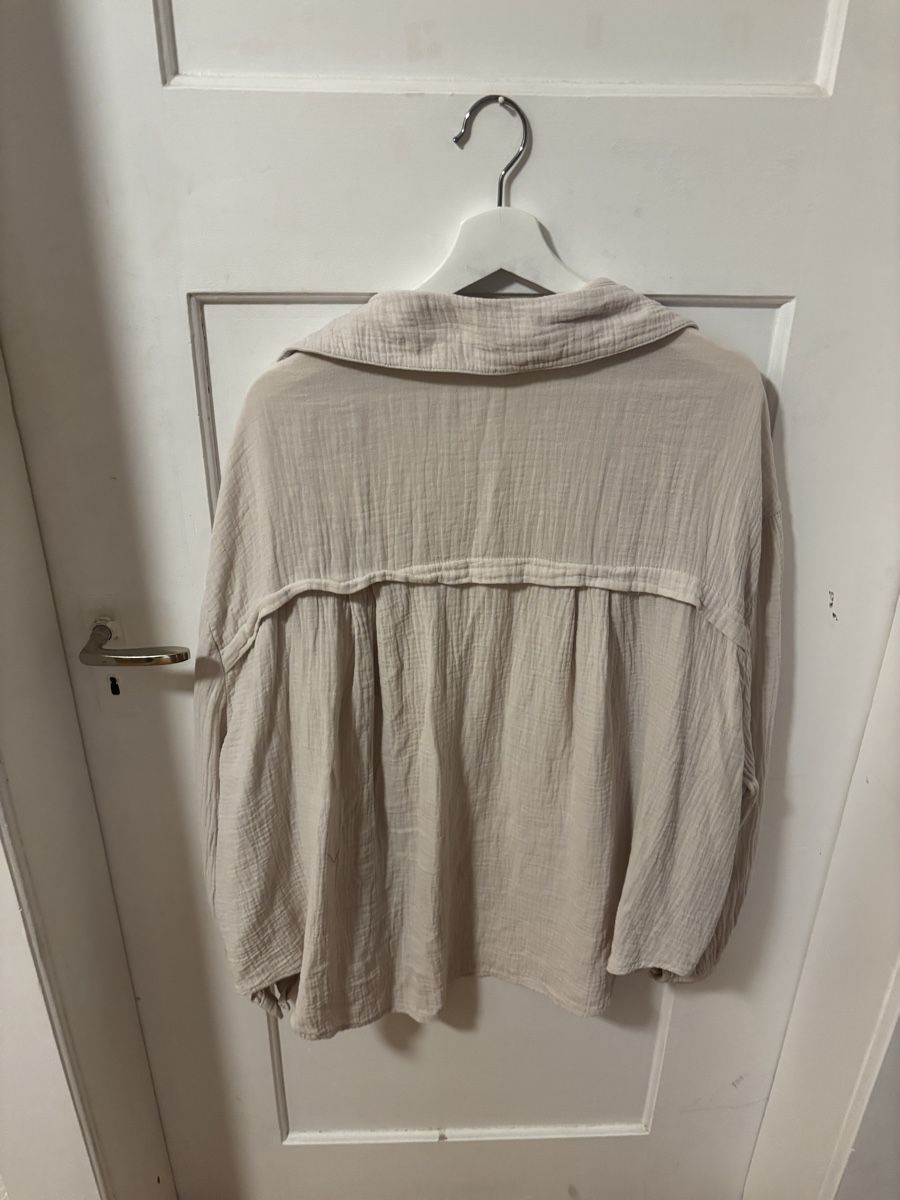 Blusen: Leichte Musselin Bluse, Onesize Beige – Neu (gemäss Beschreibung) aus Pfaffnau von Celi77777 2