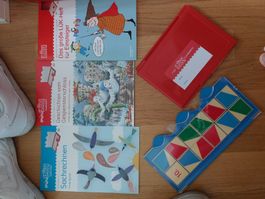 LÜK Kasten mit 3 Übungsheften für Schulkinder