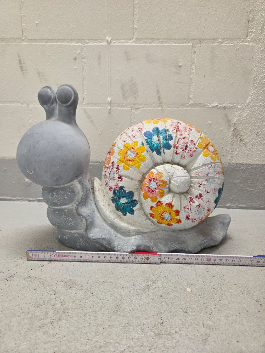 Statuette: Bunte Gartenschnecke, liebevoll bemalt.. – Usato da Winterthur venduto da trise80 6