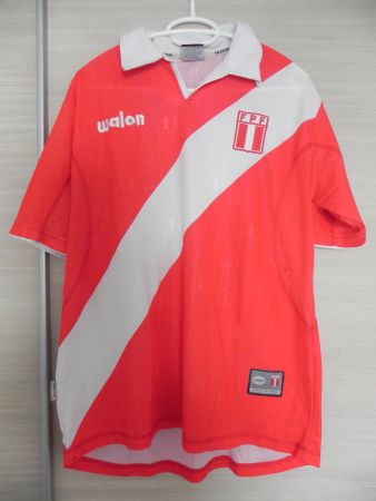 Walon Heim Trikot Peru 2002/03 Grösse L Martinez No 22