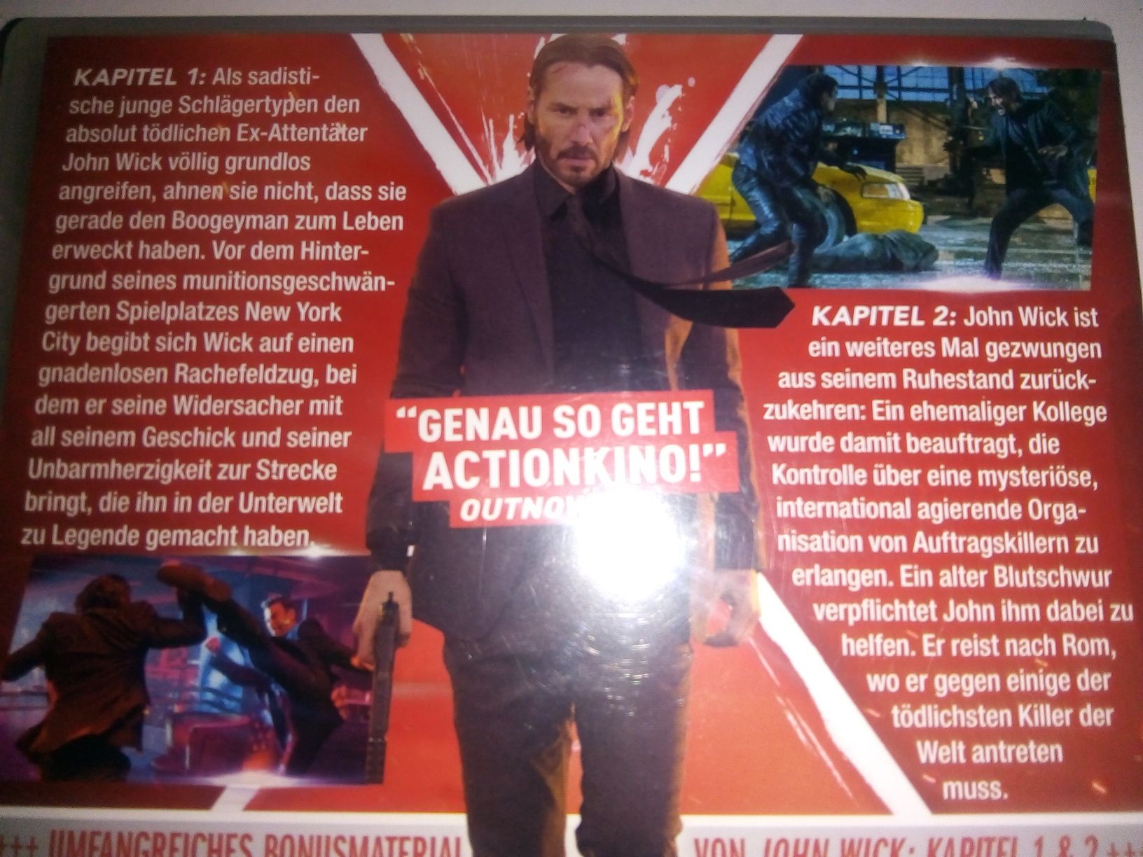 Alle DVDs: John Wick Kapitel (1 & 2)  Deutsch & Englisch   2-DVD's – Gebraucht aus St.Gallen von elk2023 2