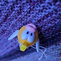 Kinder Joy Super Mario gelber Fisch Anhänger