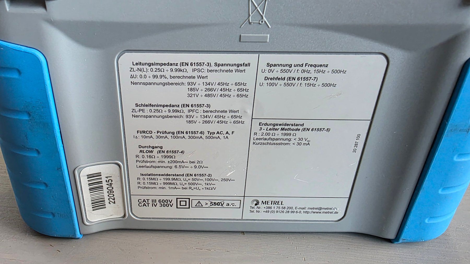 Misurare: Installationstester Metrel EurotestEASI MI 3100 – Usato da Boniswil venduto da LakeSide_Boniswil 2