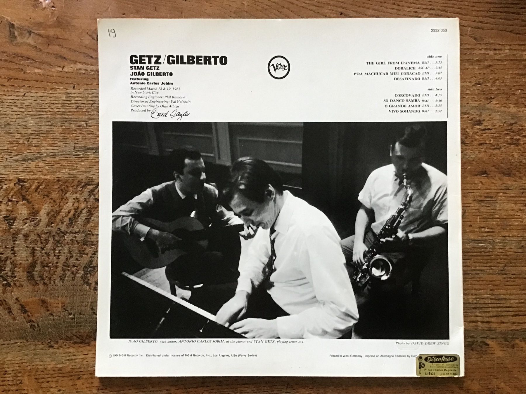Dischi in vinile: LP Stan Getz/Joao Gilberto – Usato da Fully venduto da Ruby97 1