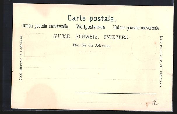 Foto, Lettere & Cartoline: Litho Schweizer Soldatengruss, Infanteri – Usato da Berlin venduto da bartko-reher 1