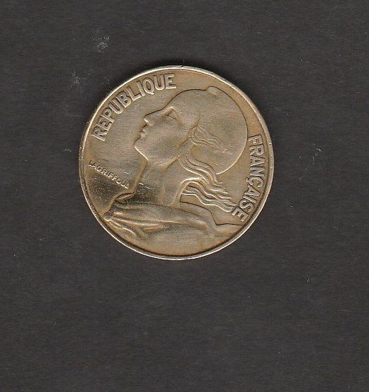 Pièce De 20 Centimes République Française 1963 – Non Certifiée – Ref CC869