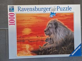 Ravensburger Puzzle Löwen 1000 Teile - vollständig
