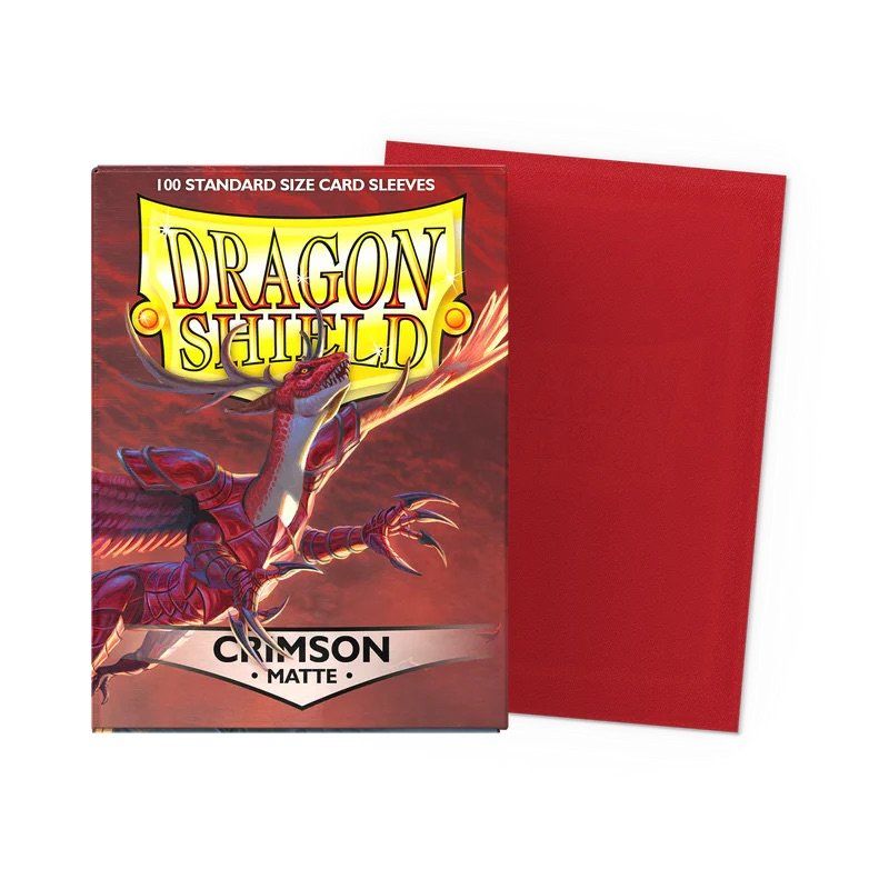 Sammelbilder & Trading cards: Dragon Shield - Crimson - Matte Sleeves – Neu und originalverpackt aus Zollikon von ReyStoreTCG
