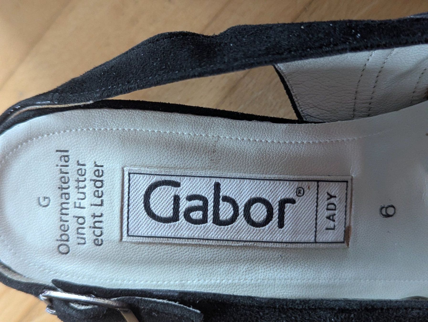 Gabor Scarpe da donna: Damenschuhe Gabor, col.schwarz, Leder – Usato da Unterengstringen venduto da Olifant4 4