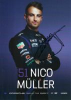 Autogrammkarte; Nico Müller, Formel E 25/26