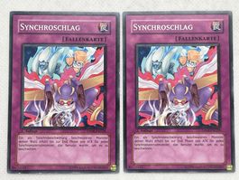 Yu-Gi-Oh! 2x Synchroschlag - Seltene Fallenkarte