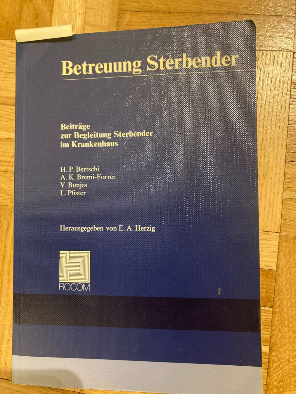 Libri: Betreuung Sterbender – Usato da Niederscherli venduto da ypsilon315