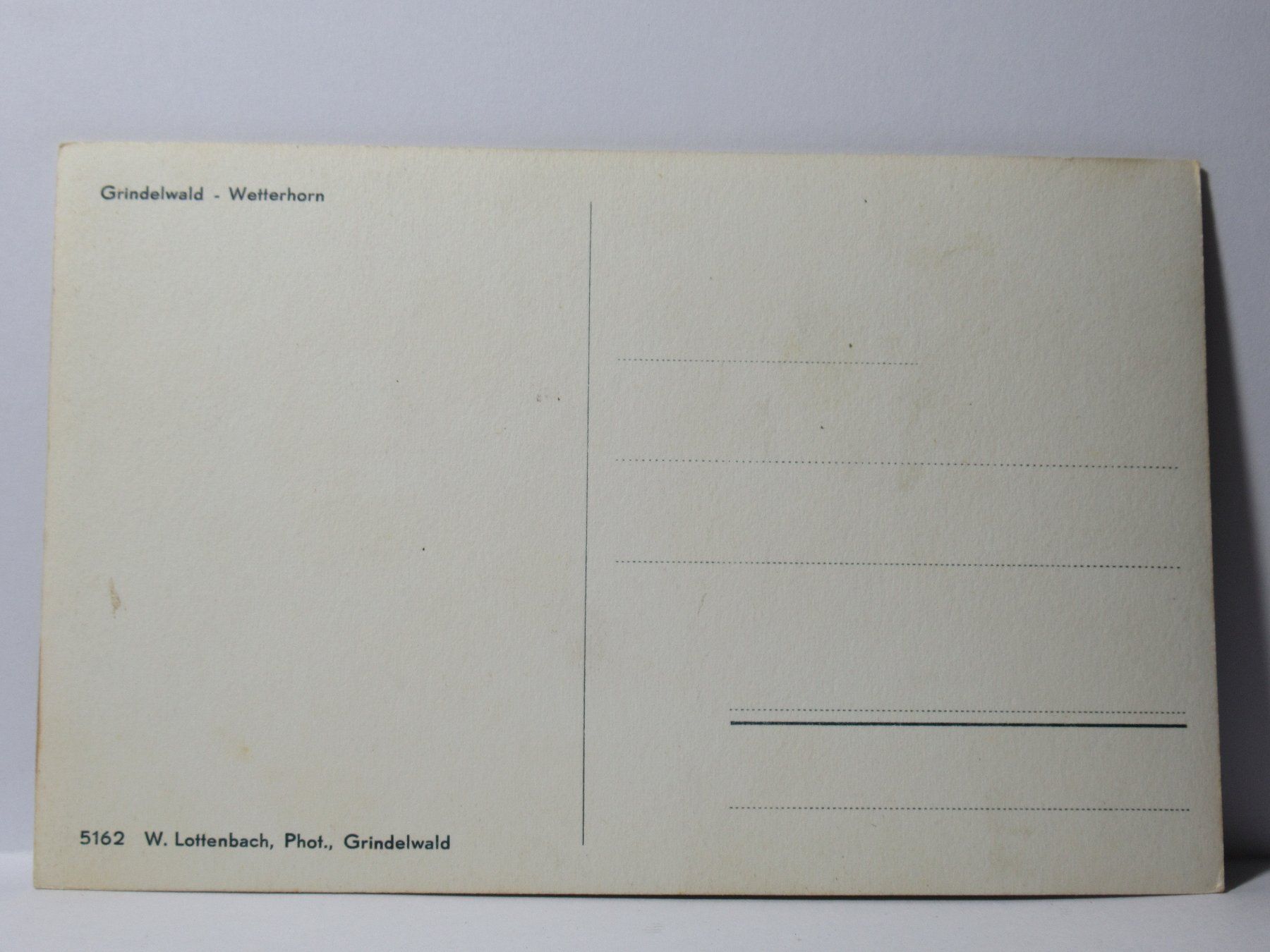 Ansichtskarten: Grindelwald , Wetterhorn – Neu (gemäss Beschreibung) aus Grenchen von Bluemchen1900 1