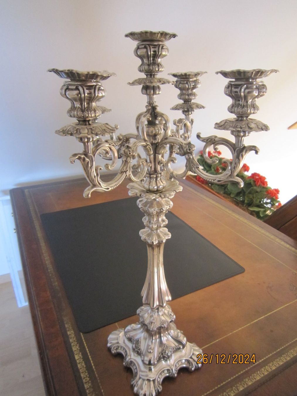 Kerzenständer: Silber-Tafelleuchter, Barock um 1760 – Gebraucht aus Lengnau AG von Daenkelbach