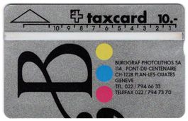 Burggraf Photolithos SA (oben silber) - gute Firmen Taxcard