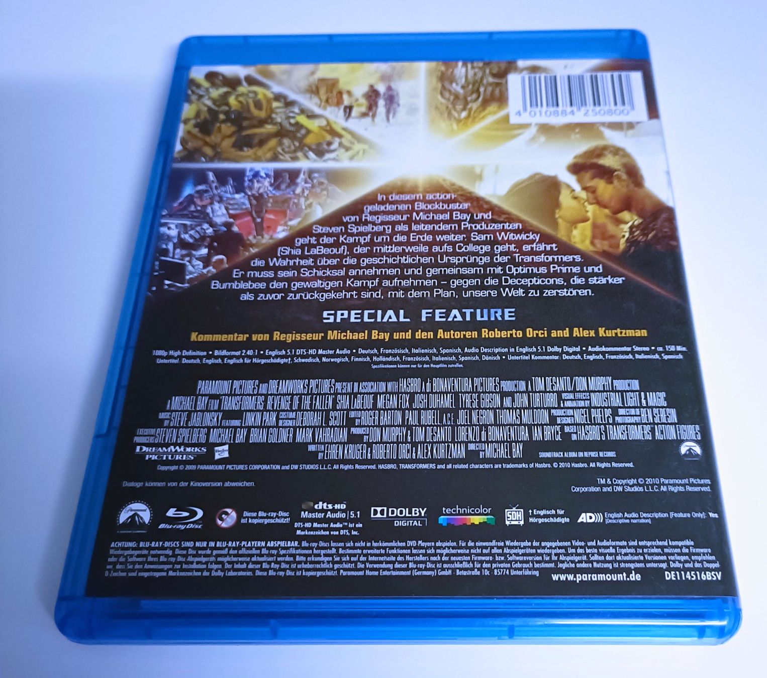 Tutti i DVDs: Transformers 2 - Die Rache (2009) – Nuovo e nell'imballaggio originale da Köniz venduto da Movieportal007 1