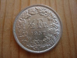 (P2) 1/2 Franken 1957 STGL