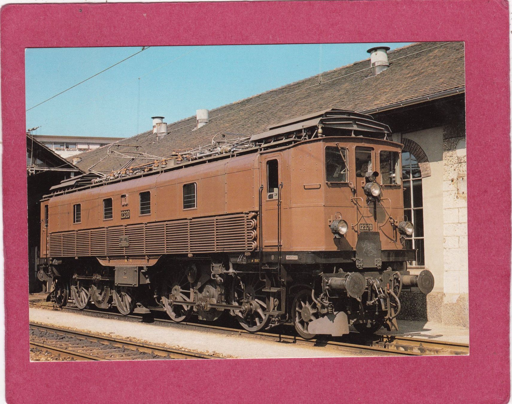 Cartoline postali: Winterthur Gebirgsschnellzuglok Be 4/6 SBB – Usato da Herisau venduto da Lisegrat2008