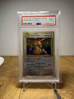 1996 Pokemon Japanese Fossil Dragonite Holo PSA 9 Mint