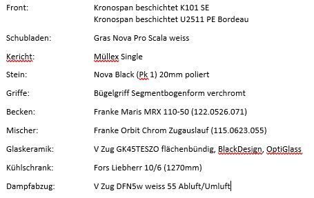 V-Zug Cucine complete: Ausstellungsküche inkl. Geräte – Usato da Wichtrach venduto da abrenzikofer 2