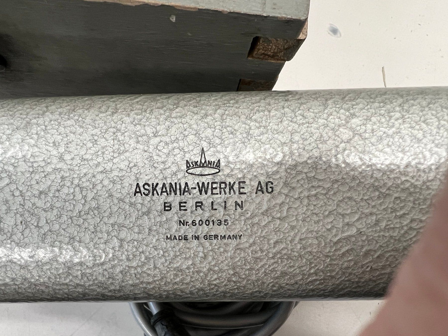 Accessori da laboratorio: Askania Werke antike Theodolitkomponente – Usato da Niederdorf venduto da LeptonAG_Labor 3