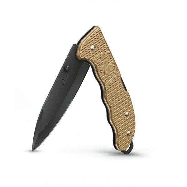 Victorinox Coltelli tascabile: Victorinox Evoke BS Alox beige – Nuovo e nell'imballaggio originale da Balsthal venduto da allmedba 1