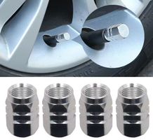 Ventilkappen Ventil Kappen silber 4er Set NEU