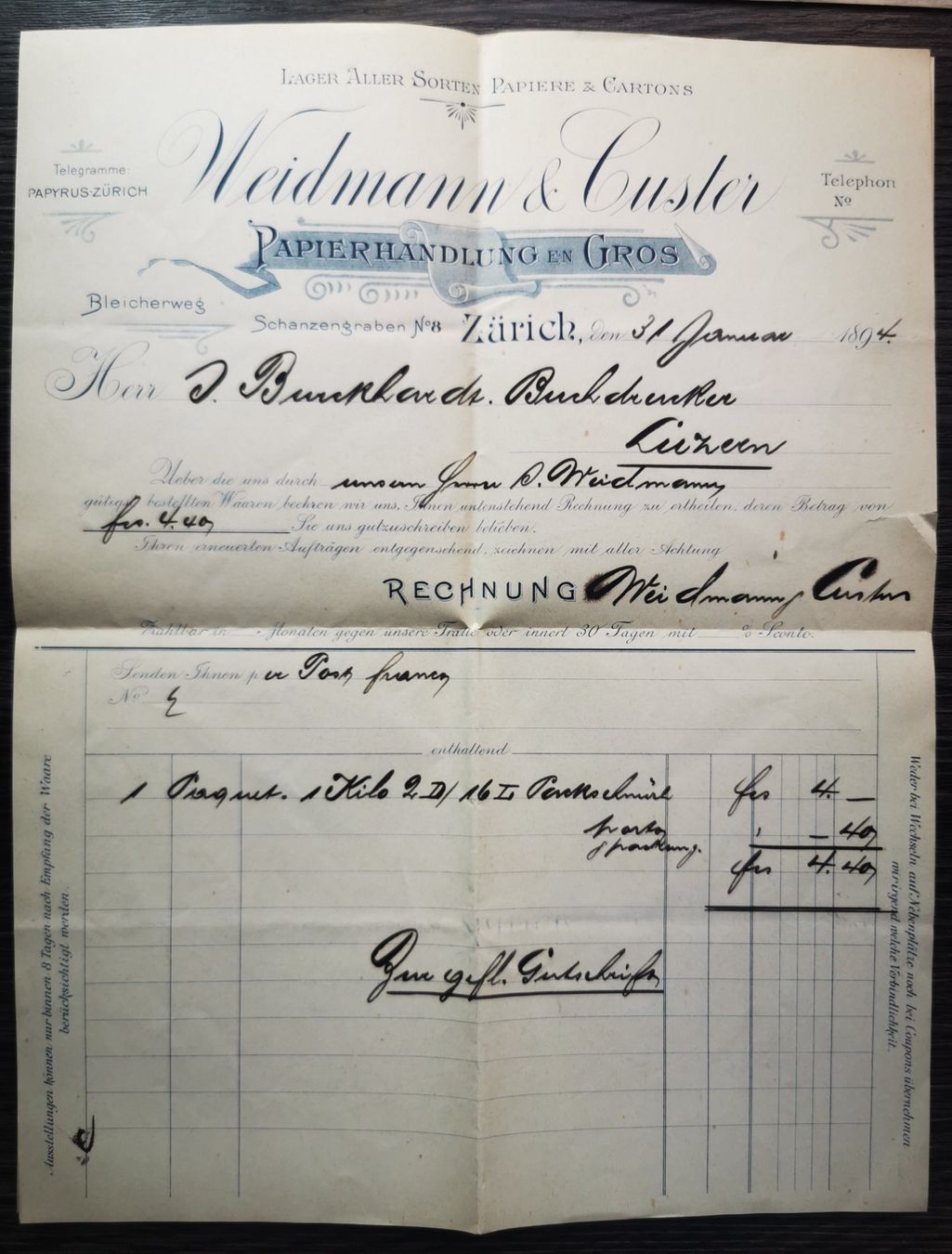 Tutti i francobolli: TR48 Enveloppe + Timbre Suisse 1892 – Usato da Cousset venduto da Patrick_Collections 1