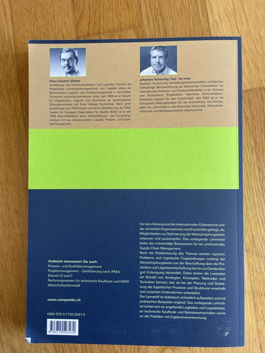 Libri: compendio: Unternehmenslogistik – Usato da Walenstadt venduto da ste_mp6f 1