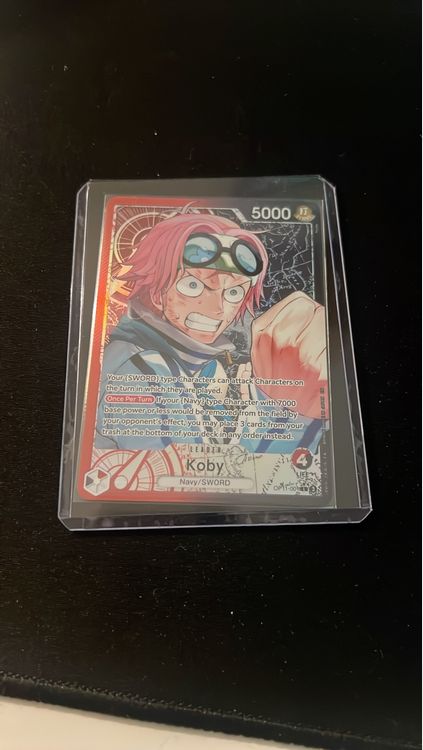 Carta One Piece Koby Navy/Sword - Leader Rara OP11-001 (Nuovo (secondo ...