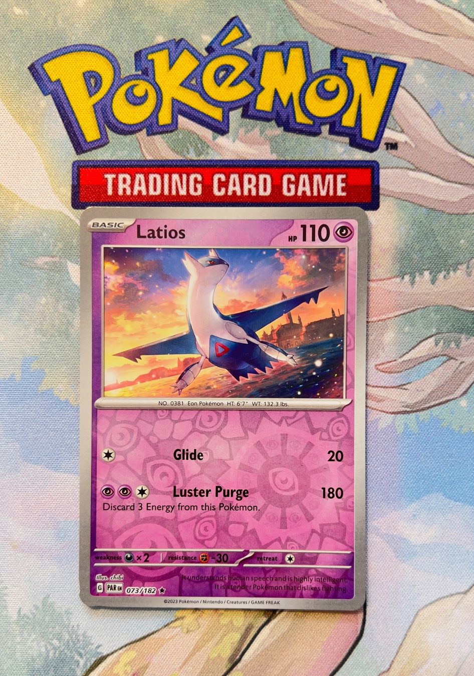Cartoline: Latios Reverse Holo Paradox Rift 073/182 – Usato da Sempach venduto da R-G