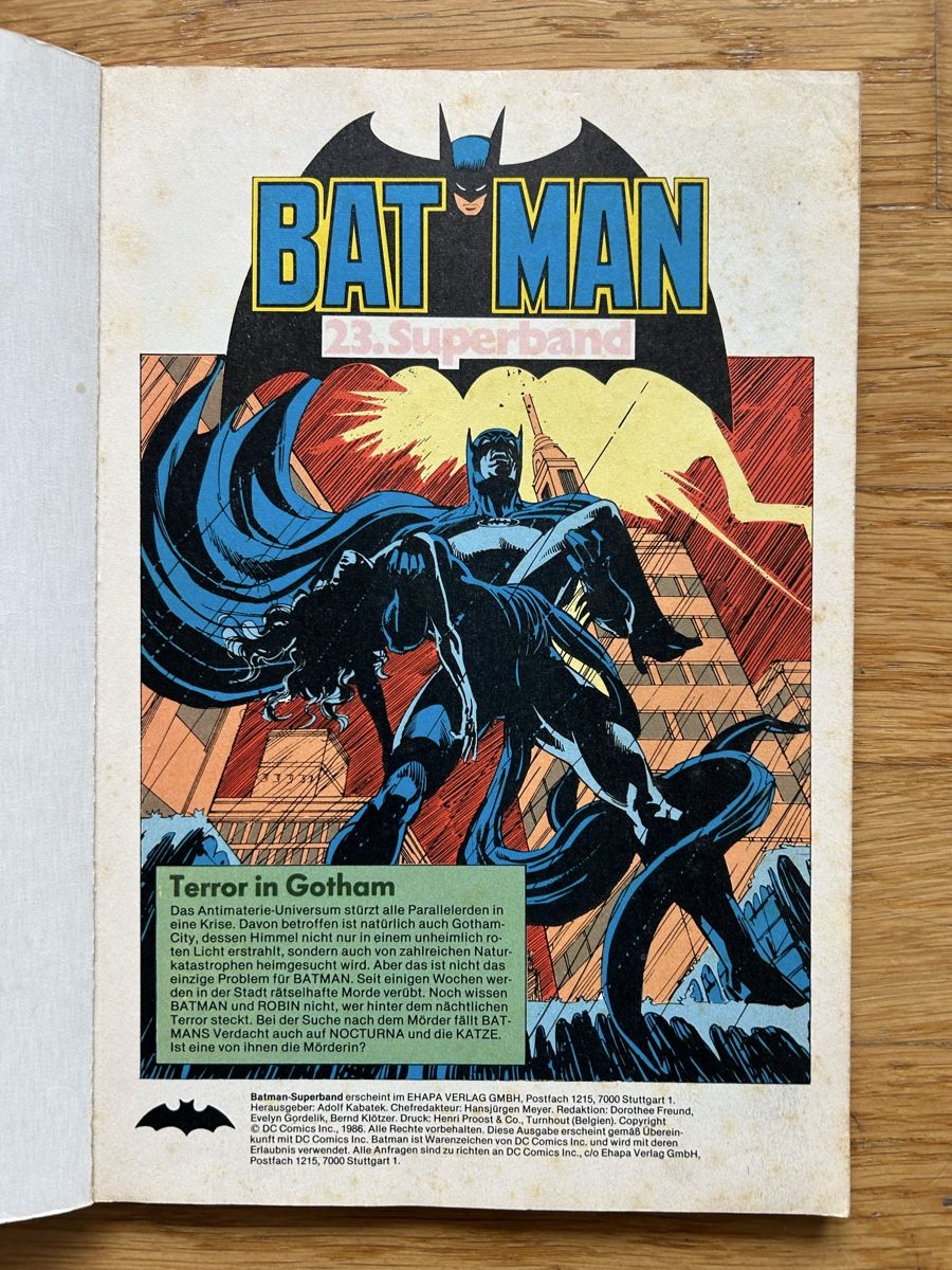 Comics: Batman Superband 23 – Gebraucht aus Urtenen-Schönbühl von chriswaddle 1