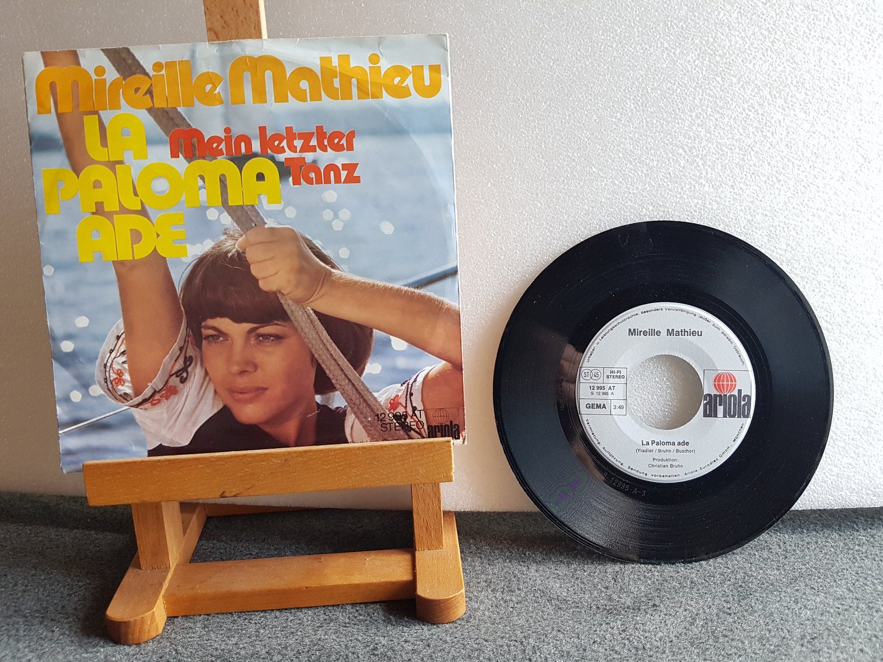 Dischi in vinile: Mireille Mathieu - Mein Letzter Tanz 7`` – Usato da Othmarsingen venduto da chrampfi01 1