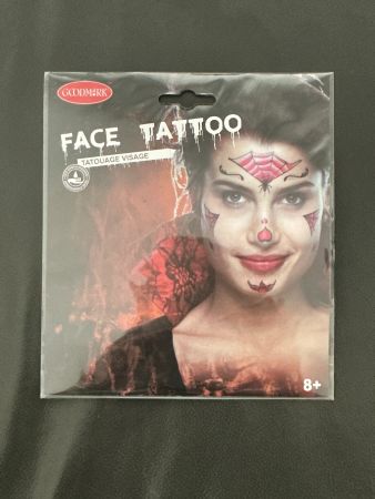 Halloween Gesichtstattoo - NEU