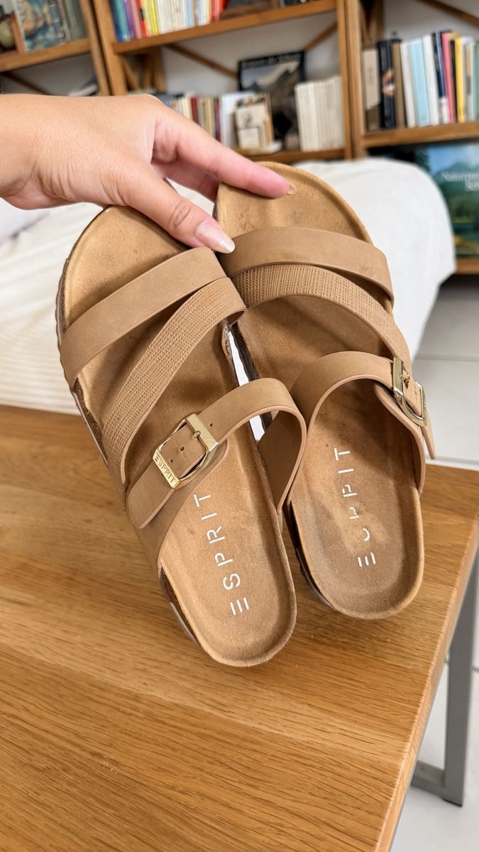 Esprit Damenschuhe: Leder-Sandalen Esprit Grösse 38 – Gebraucht aus Bonstetten von AngelaF23 3