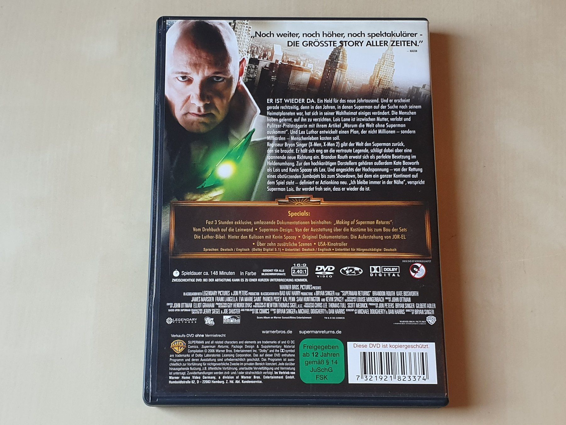 Alle DVDs: Superman Returns 2 DVD's – Gebraucht aus Stansstad von collectorsshop 1