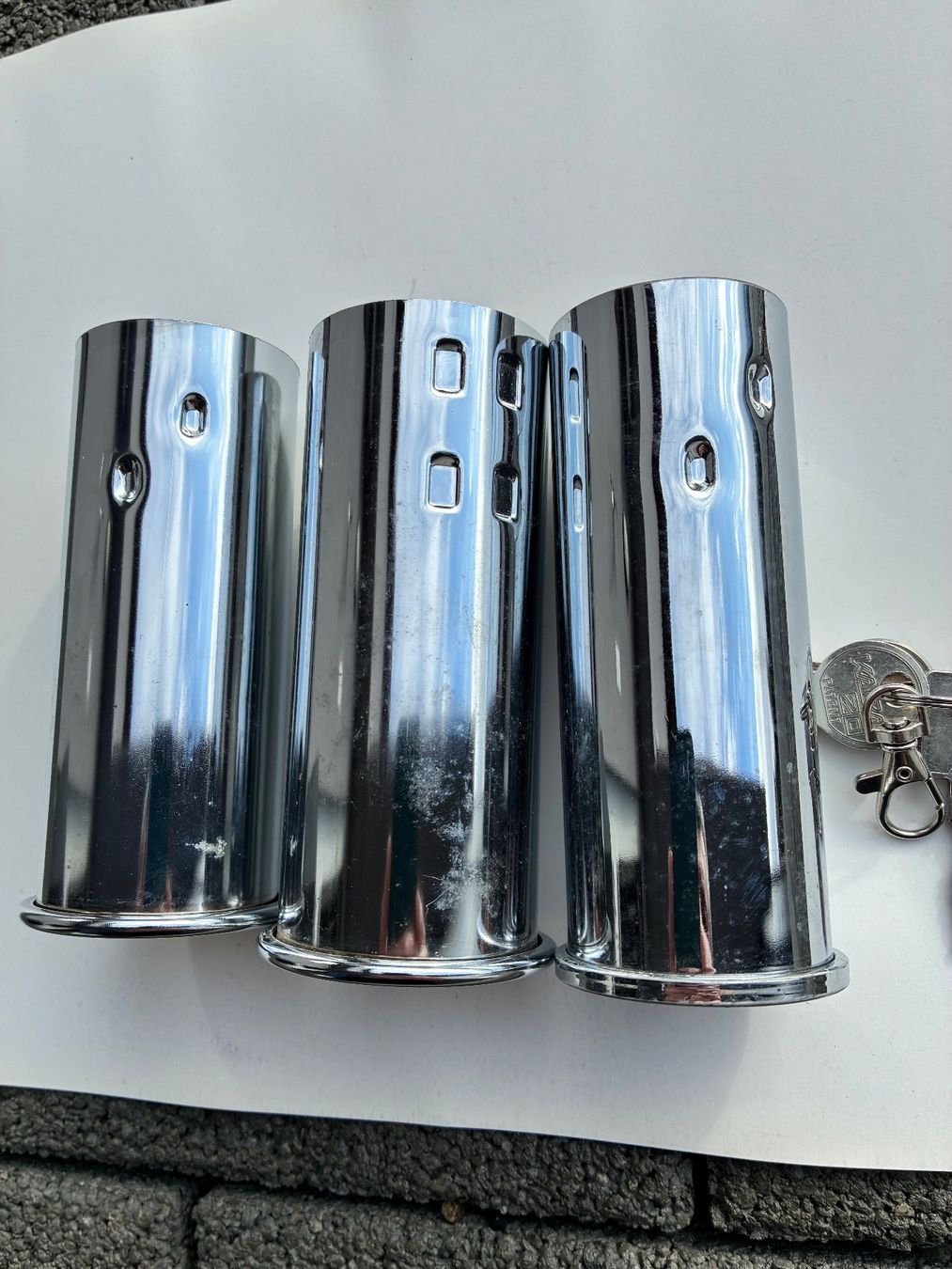 Sistemi di scarico: Auspuff Chrom Endrohr – Usato da Horw venduto da adler65