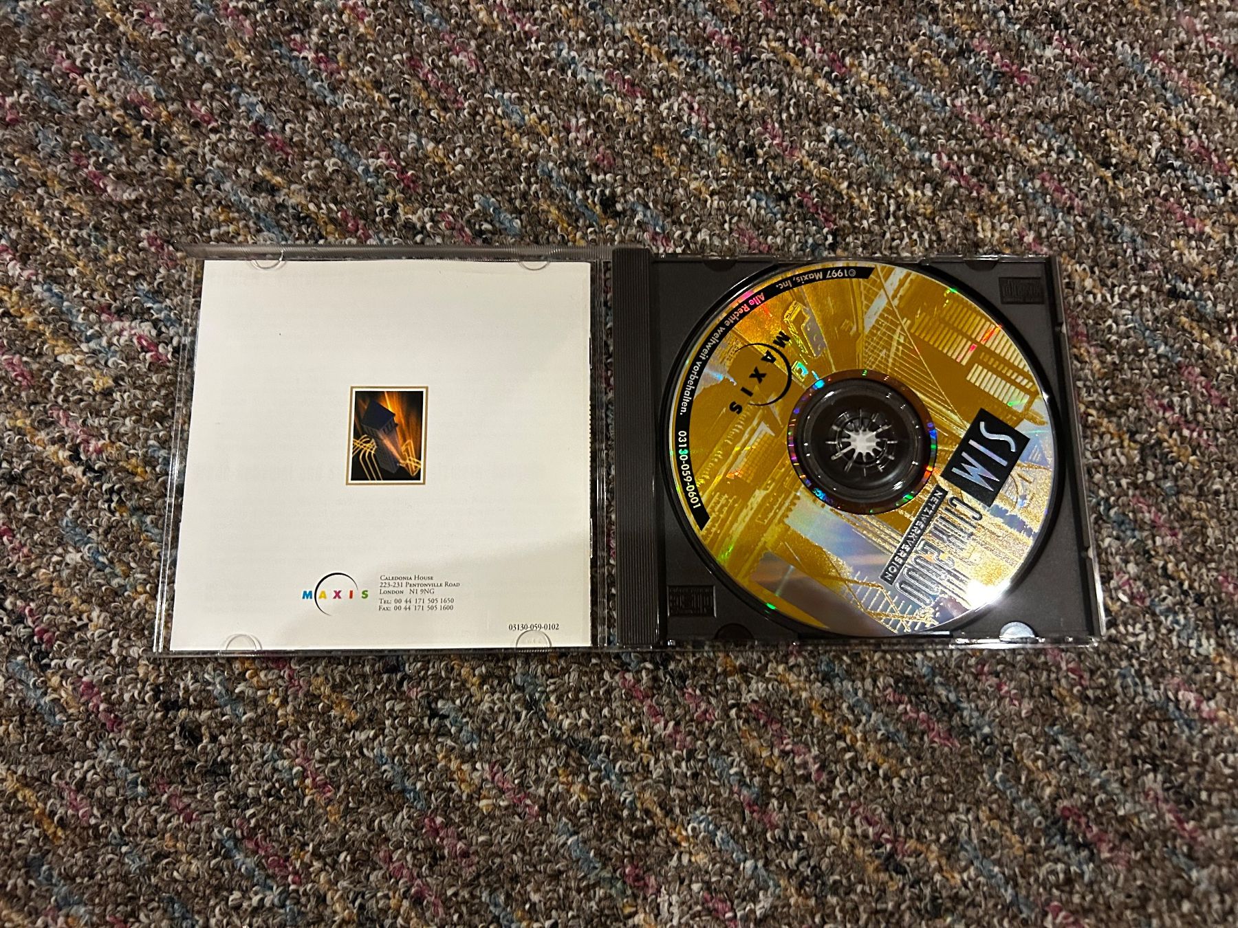 Giochi: Simcity 2000 Netzwerkedition - PC CD-ROM komplett – Usato da Brüttisellen venduto da ThommyK 1