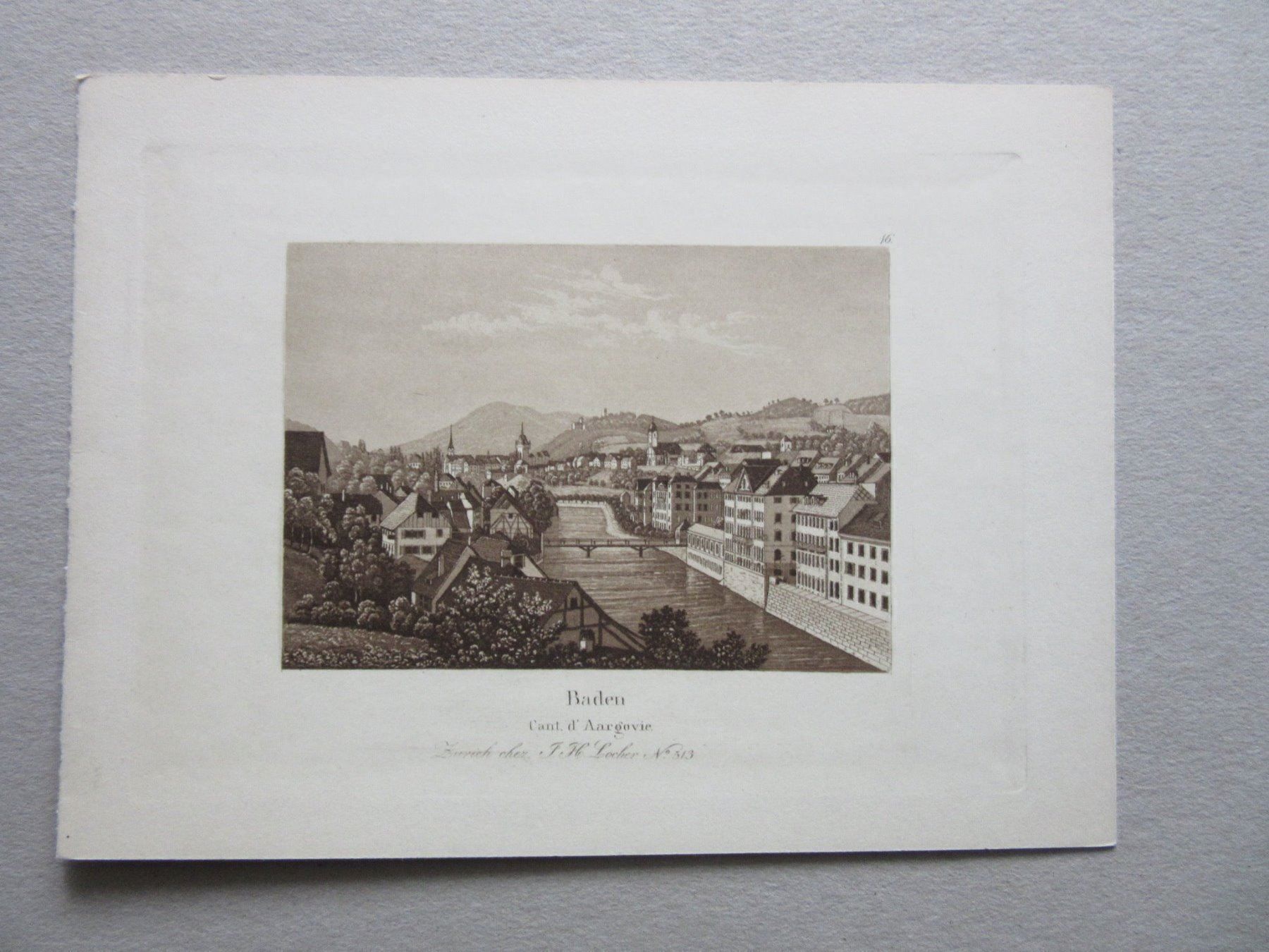 Incisioni: BADEN   //ref.kuv.66 – Usato da Gersau venduto da grafik-kunst 1