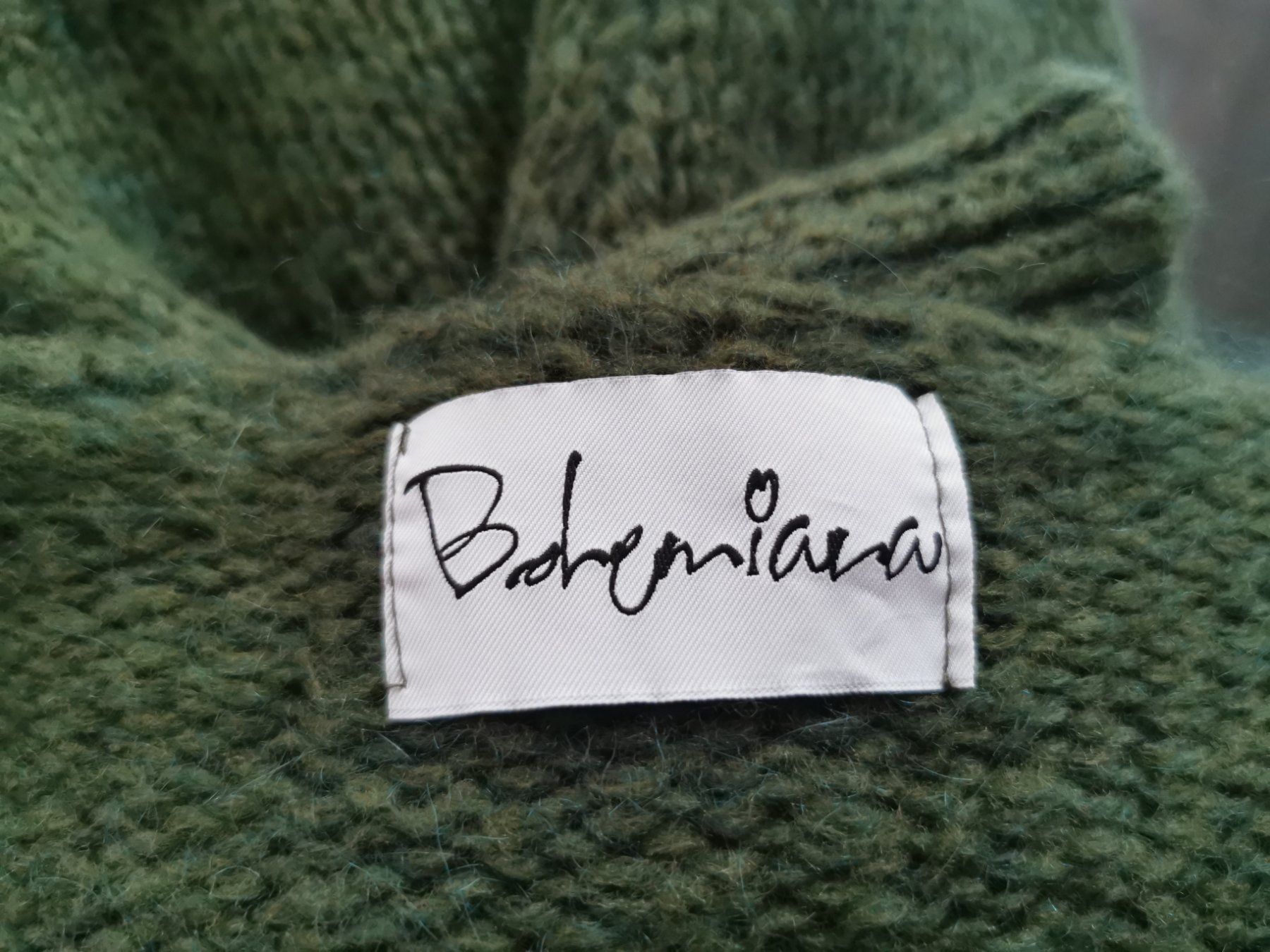 Maglioni & Felpe: Bohemian Grobstrickpullover Tannengrün L-XXL – Usato da gachnang venduto da tibus1 3