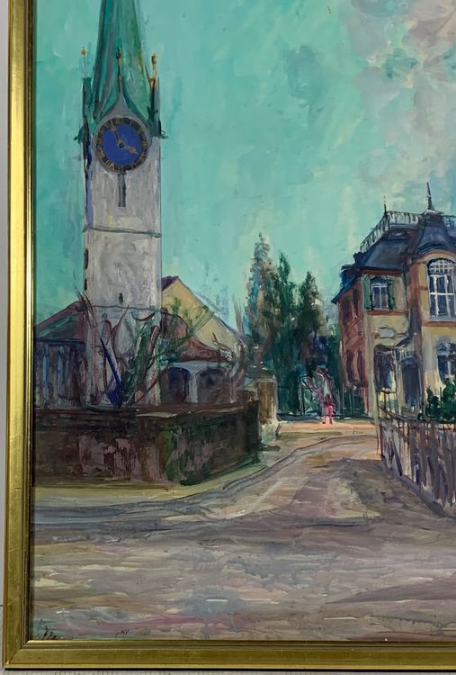Hans Rudolph Meyer Meyer von Zollikon Gouache Gemälde Kaufen auf Ricardo