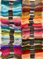 66x Stickgarn / Sticktwist neu