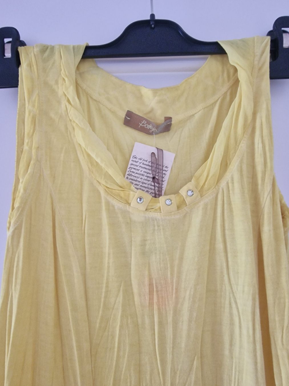 Bottega Veneta Top: Bottega Top gelb S wunderschön. – Nuovo (secondo la descrizione) da Ottenbach venduto da Claurin 1