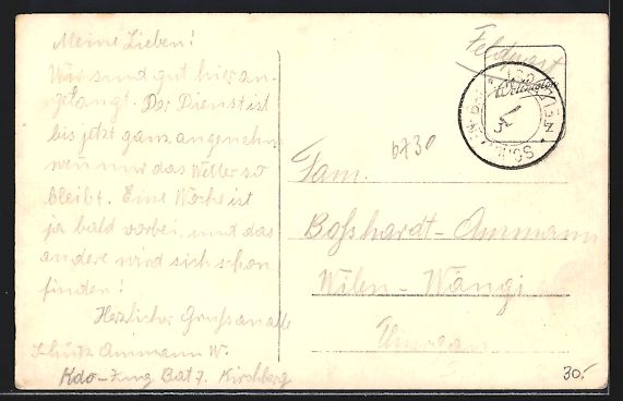 Cartoline postali: Kirchberg /St. G., Ortsansicht mit Umgeb – Usato da Berlin venduto da bartko-reher 1
