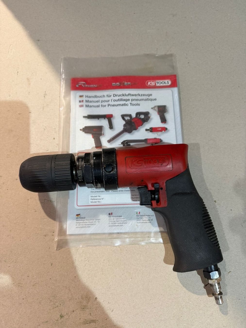 Trapani: KSTools Druckluft Bohrmaschine – Usato da Buchs AG venduto da Werkstatt-Shop