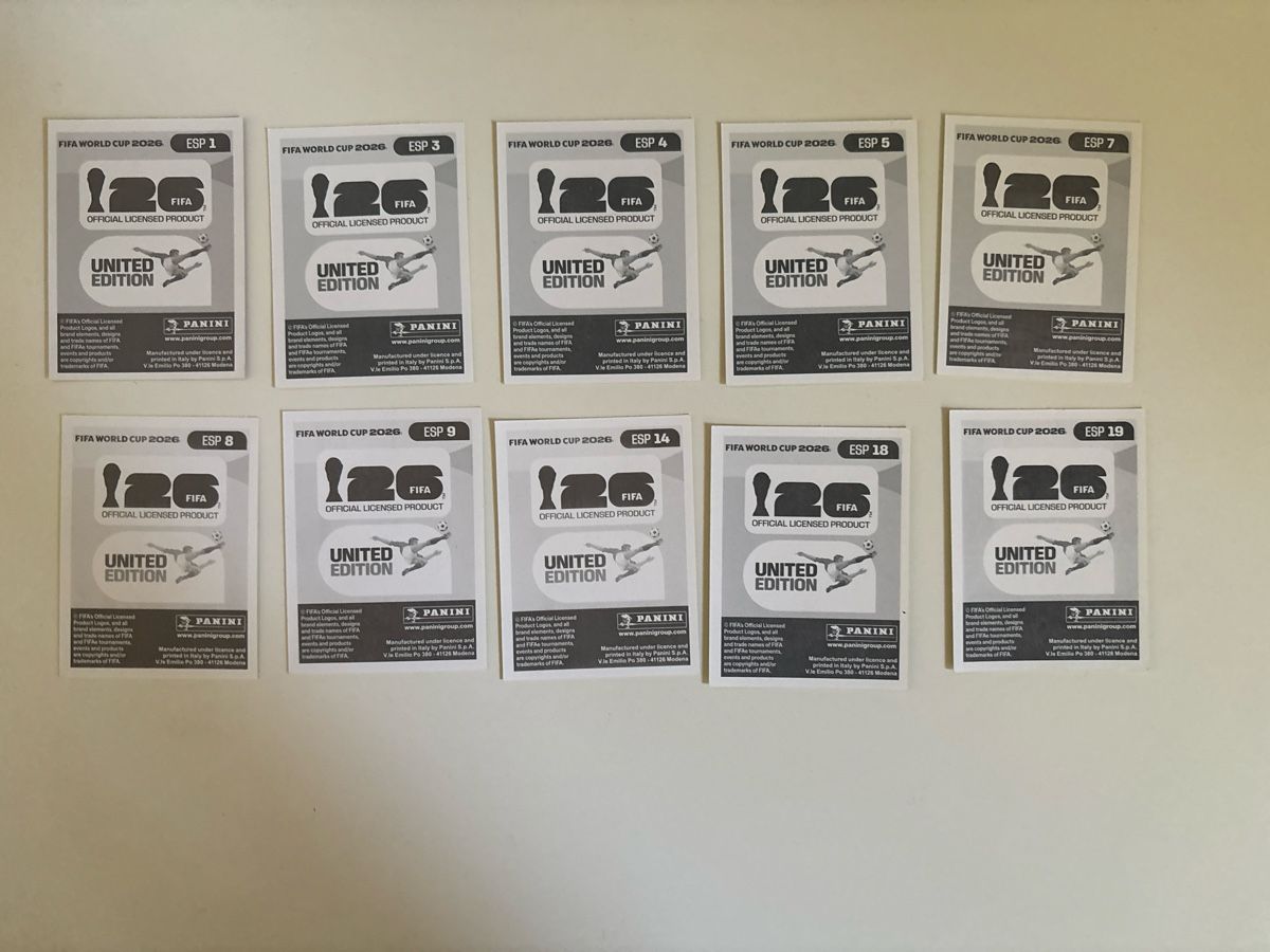 Panini Sammelbilder & Trading cards: Panini: ESP 1,3,4,5,7,8,9,14,18,19 – Neu (gemäss Beschreibung) aus Basel von min_xq6x 1
