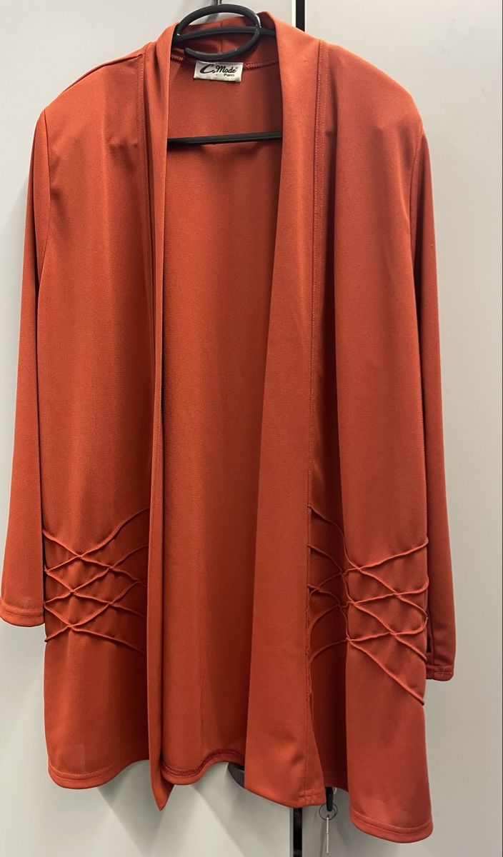 Giacche: Damen Cardigen C.Mode Paris rostrot Grösse M neu – Nuovo (secondo la descrizione) da Au ZH venduto da Jaggy4 4