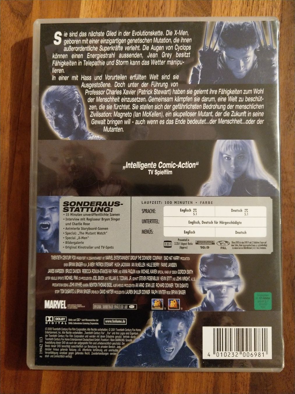 Alle DVDs: DVD - X-Men 1 (2000) – Gebraucht aus Rheinfelden von FilmAuktion 1