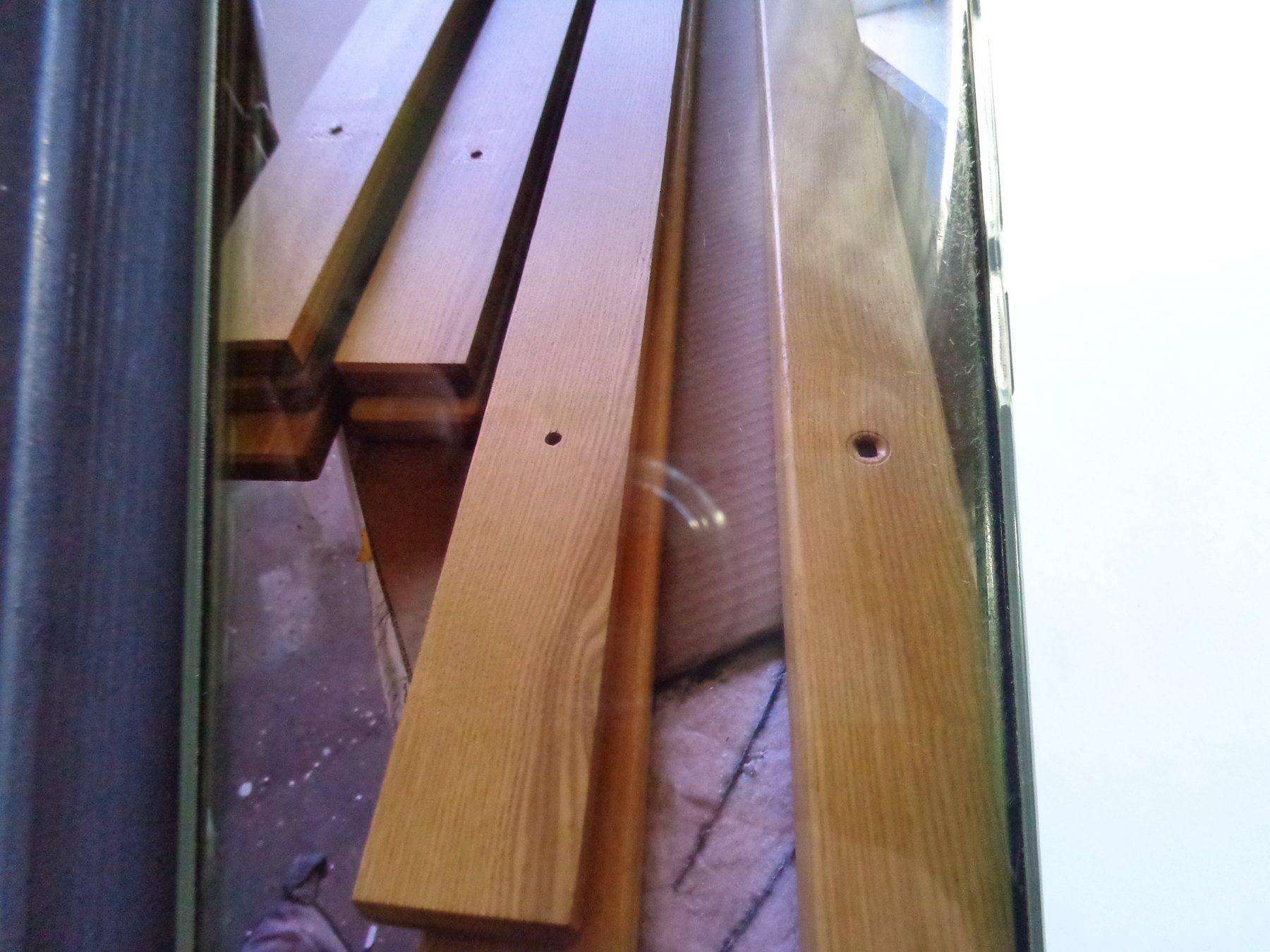 Articoli in legno: Eichenlatten gefasst vorgebohrt 9 Stück – Nuovo (secondo la descrizione) da Liestal venduto da Gecko16